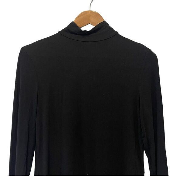 MANGO Turtleneck long sleeve Tshirt size L - Picture 3 of 9